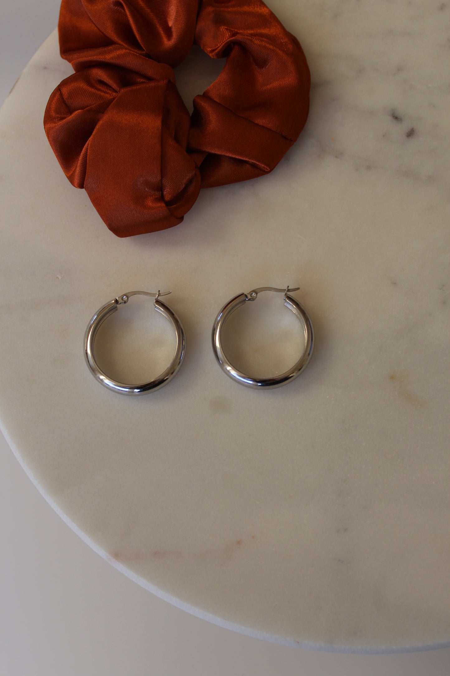 Hoops Earrings Silver