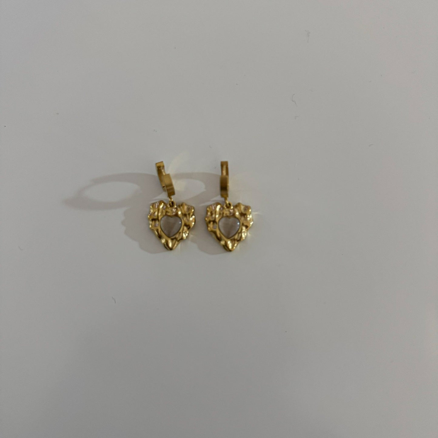 Boucles d'oreilles grand cœur
