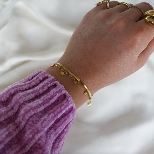 Sleek Star Armband