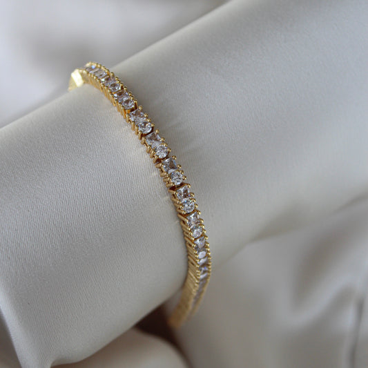 Bracelet tennis épais