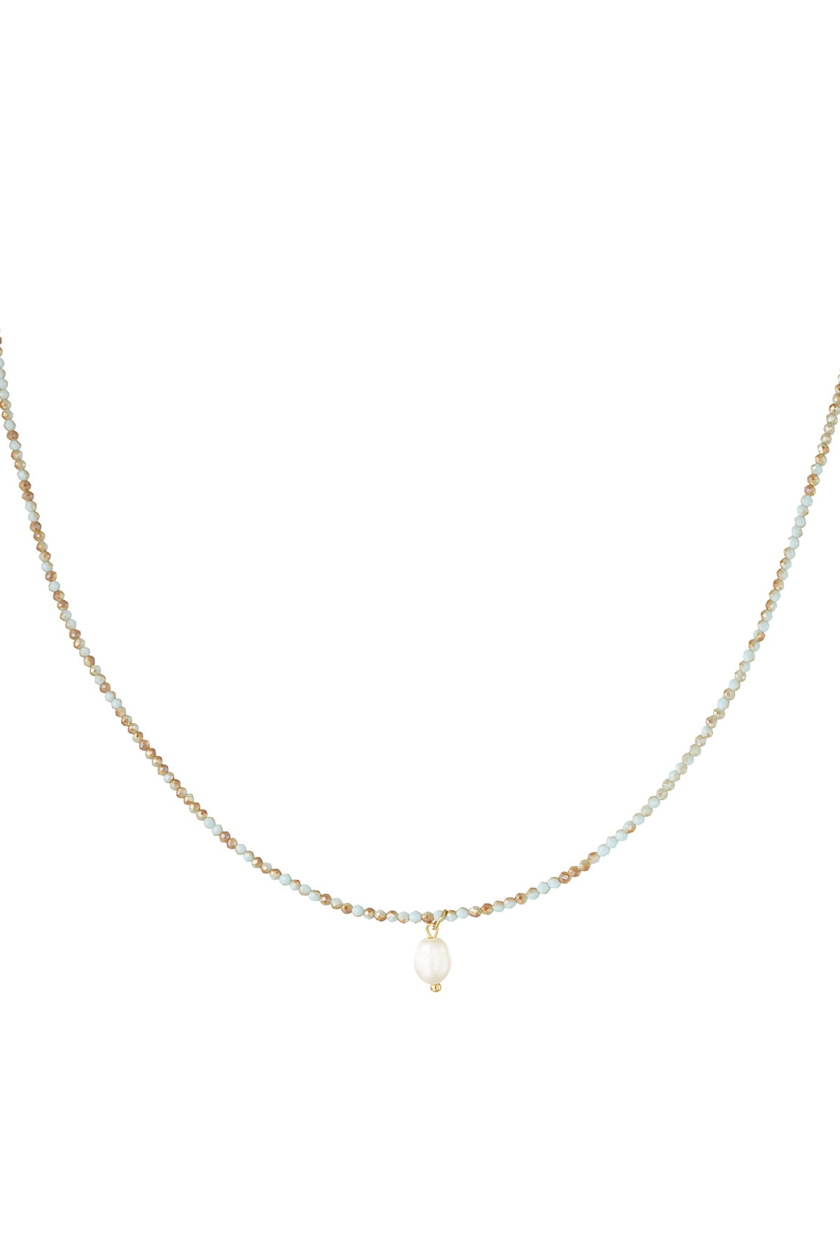 Collier ras du cou à une seule perle