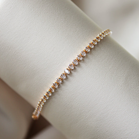 Bracelet de tennis ovale