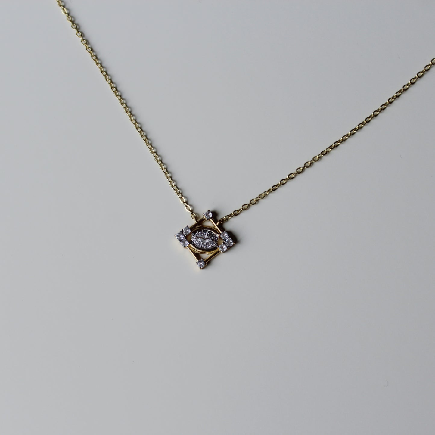 Evil Eye Diamond Kette