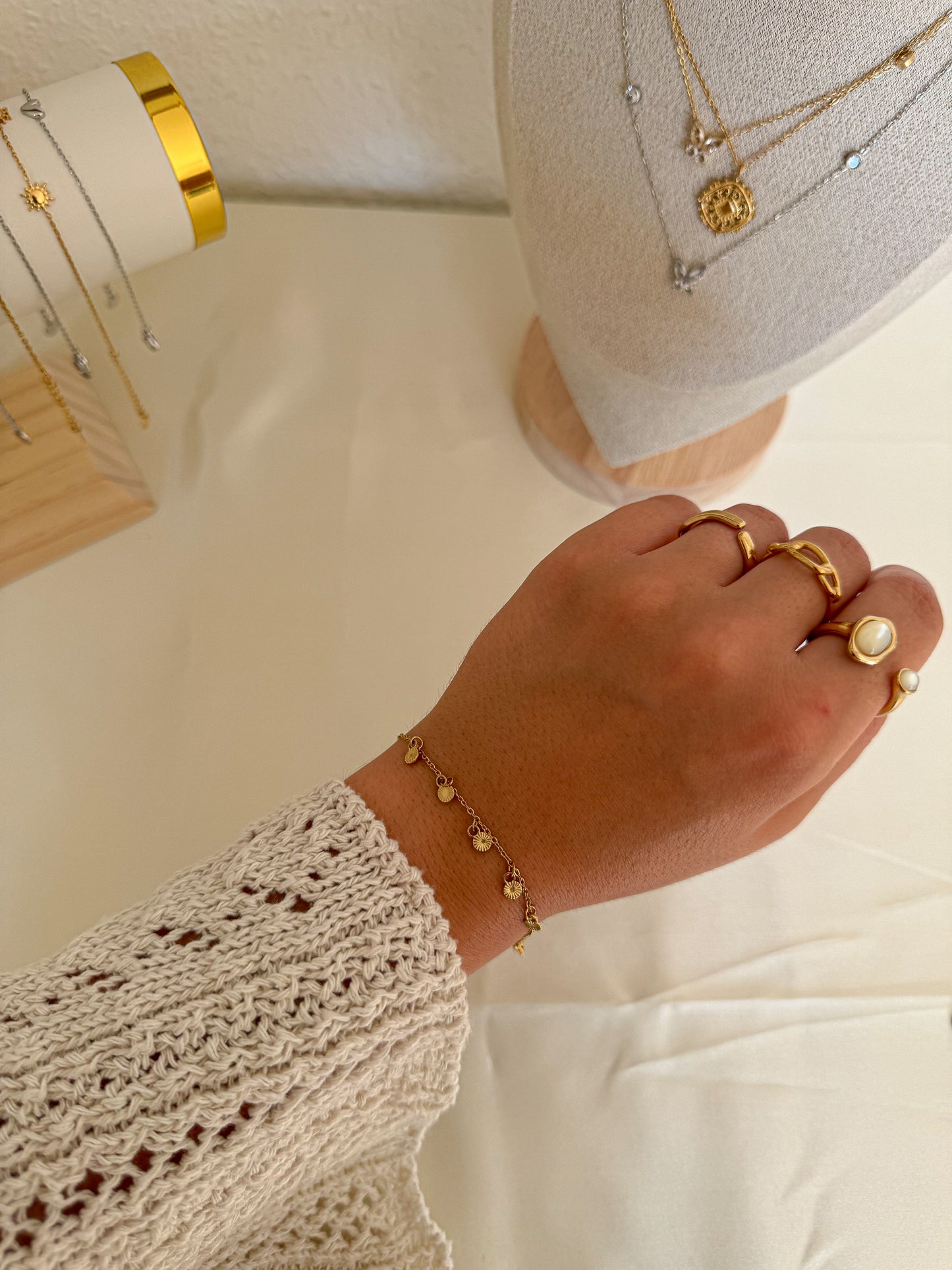 Bracelet multi-plaques