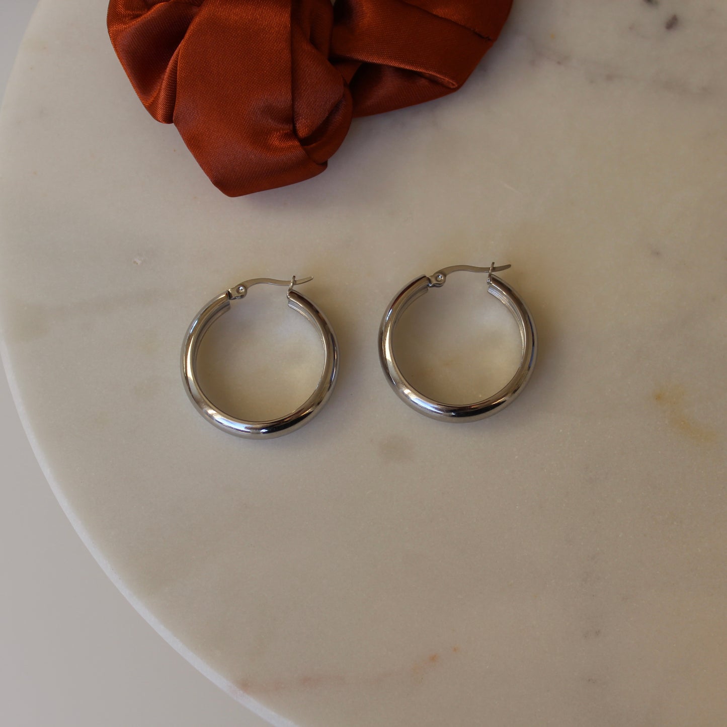 Hoops Earrings Silver