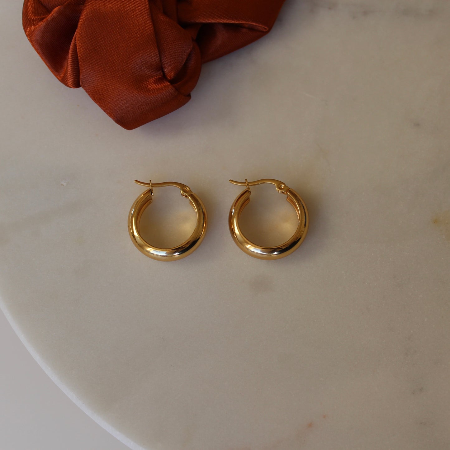 Hoops Earrings Gold