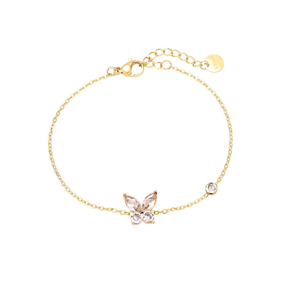 Butterfly Stone Armband