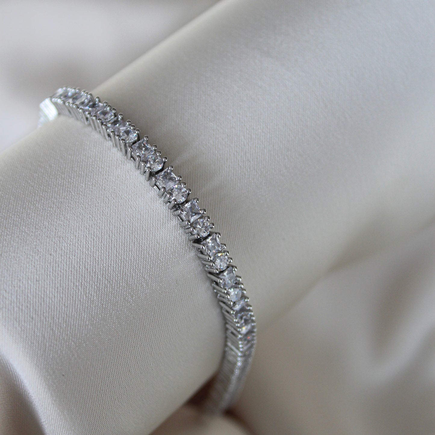 Chunky Tennis Armband