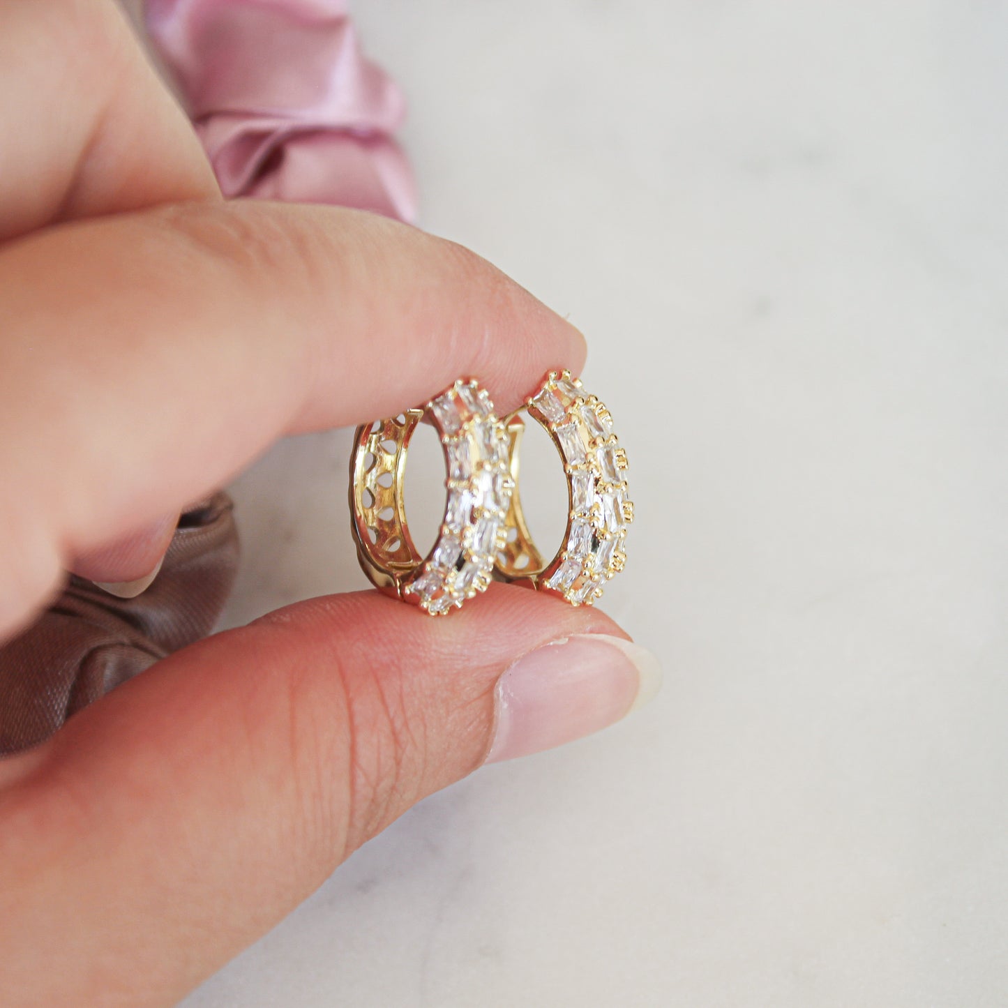 Neah Sparkle Hoops