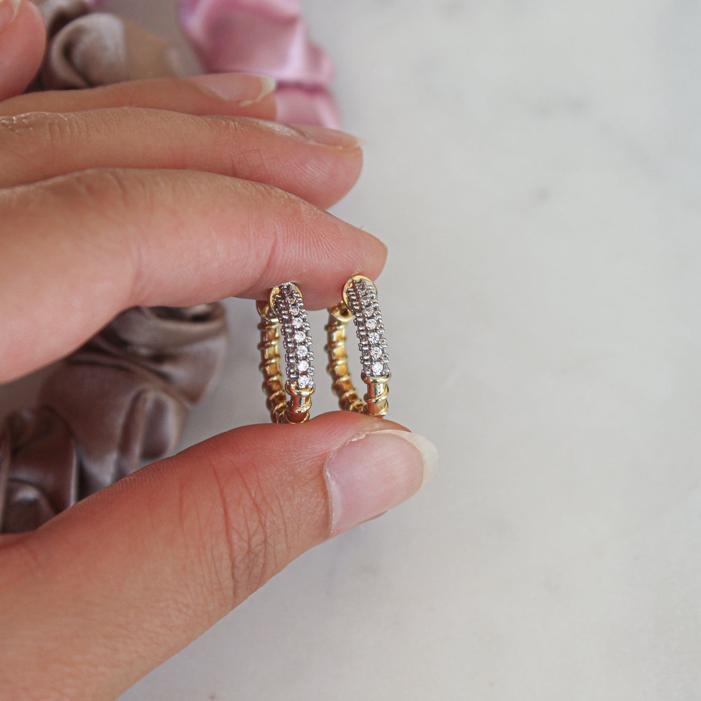 Pauahi Sparkle Hoops