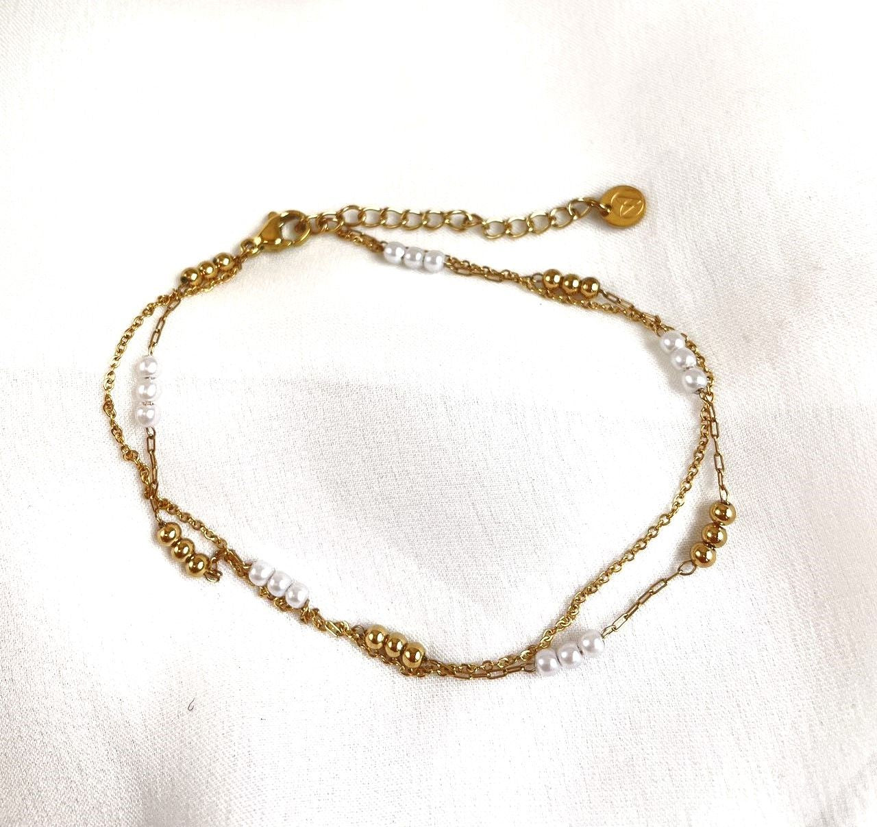 Pearl Ball Anklet