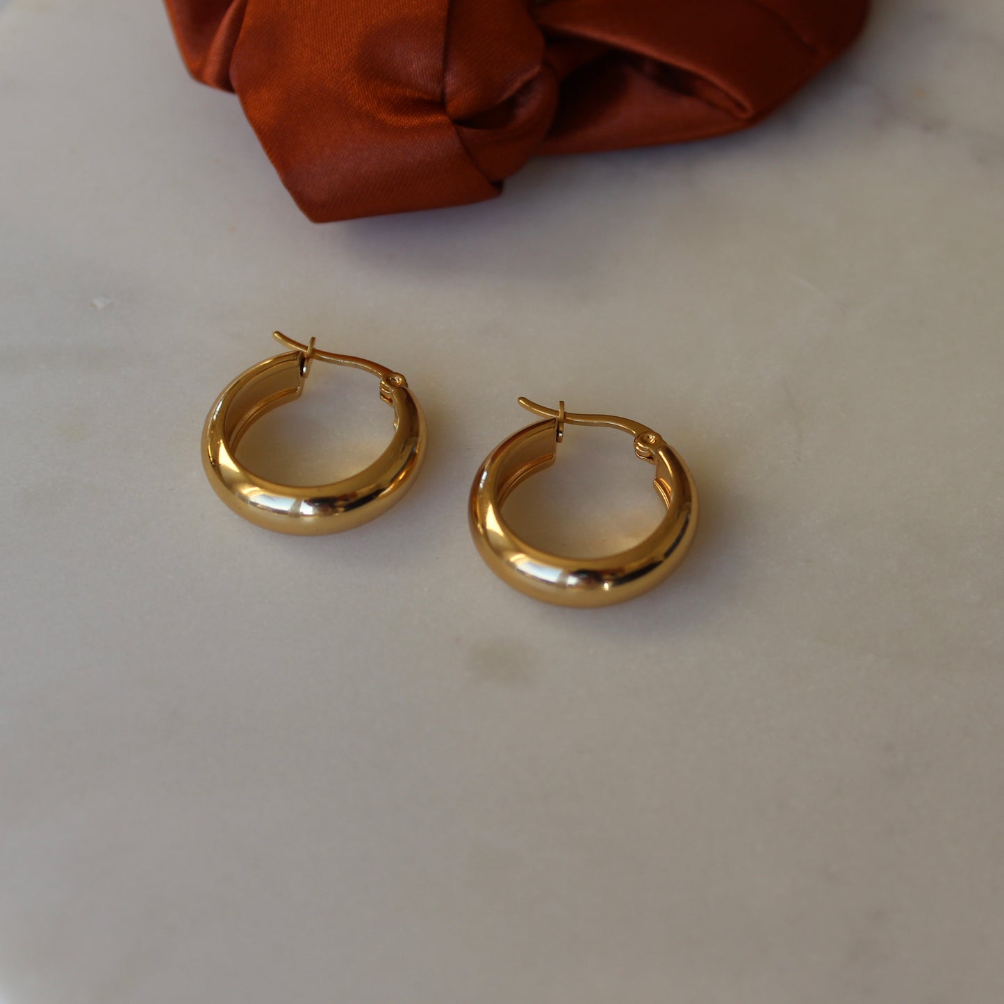 Hoops Earrings Gold