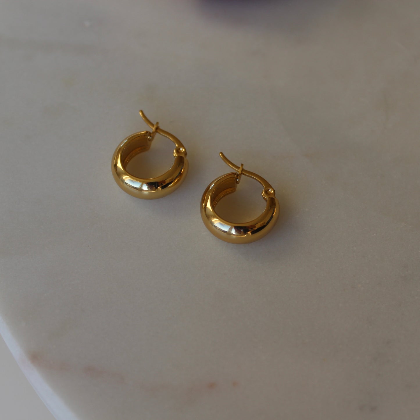 Hoops Earrings Gold