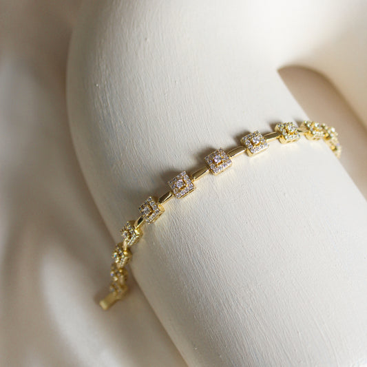 Multi Baguette Armband