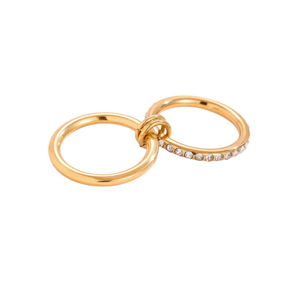 Double Interlocked Ring Stone