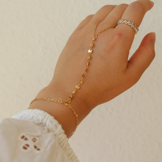 Plättchen Handkette