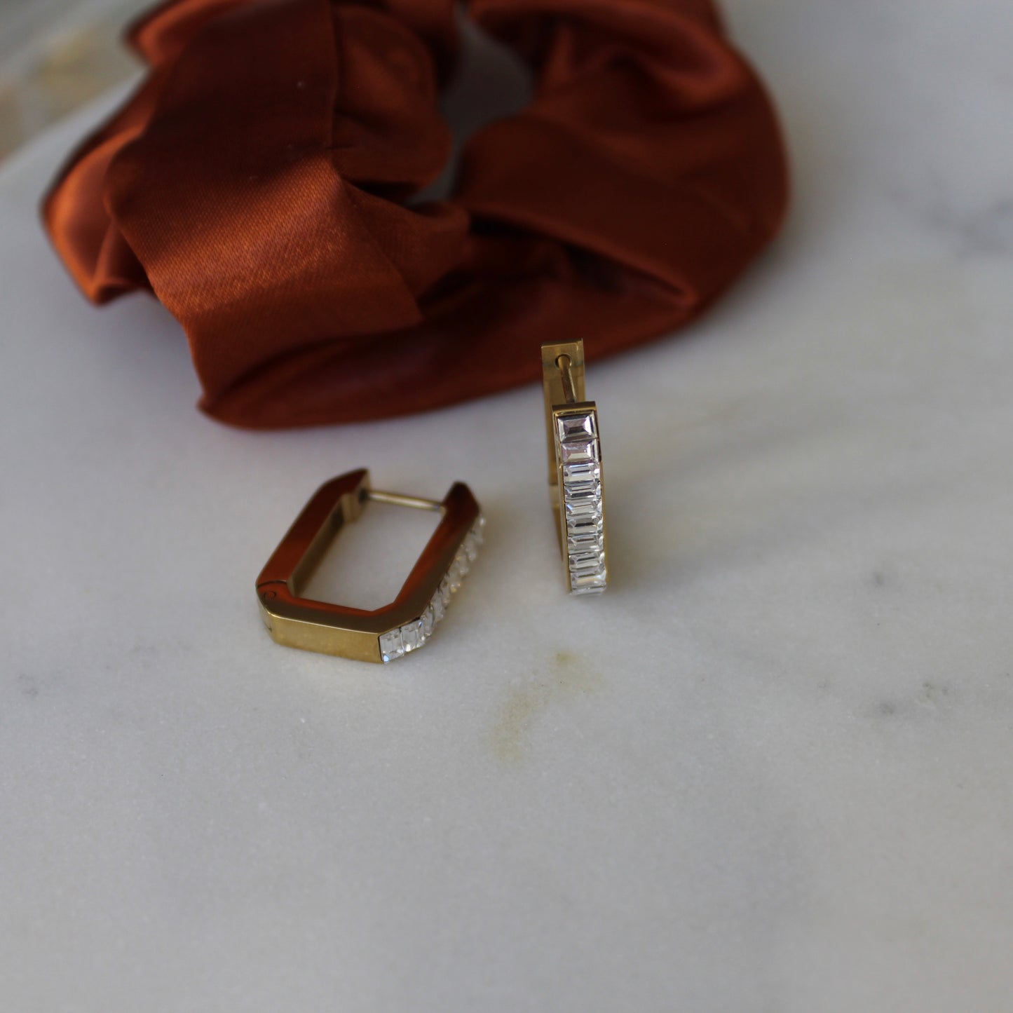 Shiny Rectangle Hoops