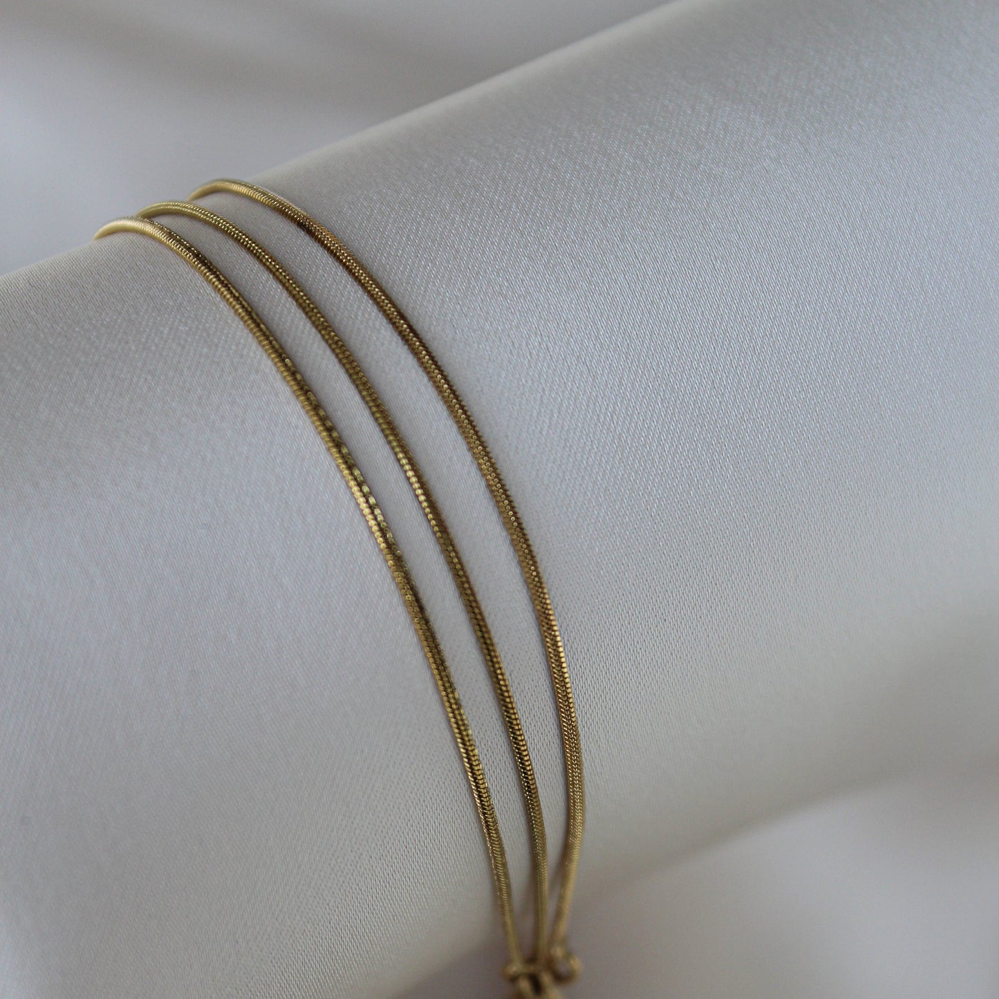 Trio Snake Bracelet Gold