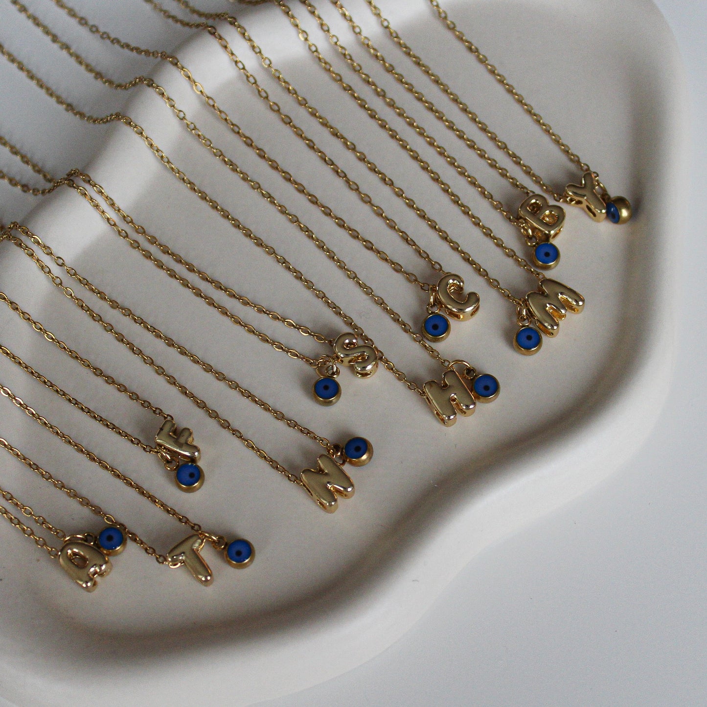 Collier mini lettre