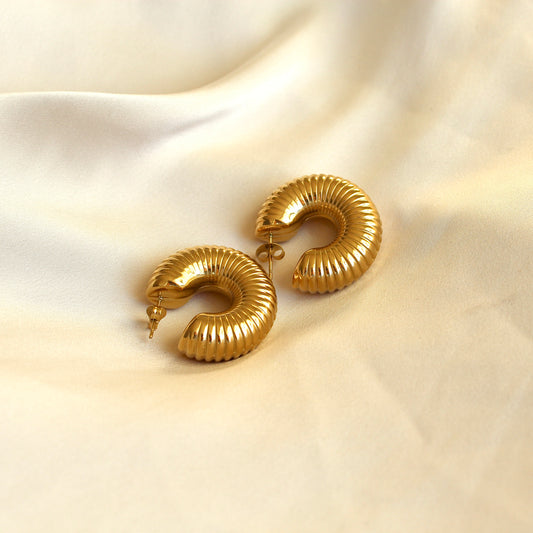 Big Kate Hoops geriffelt