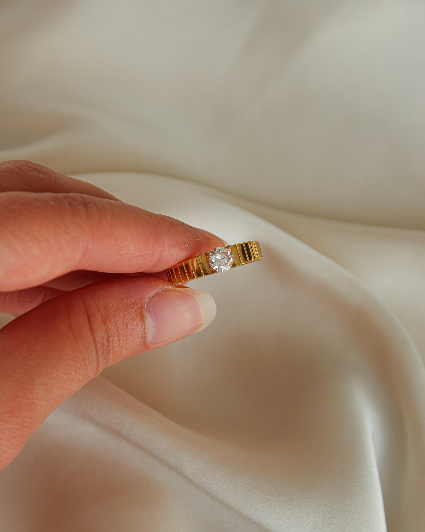 Stone Line Ring