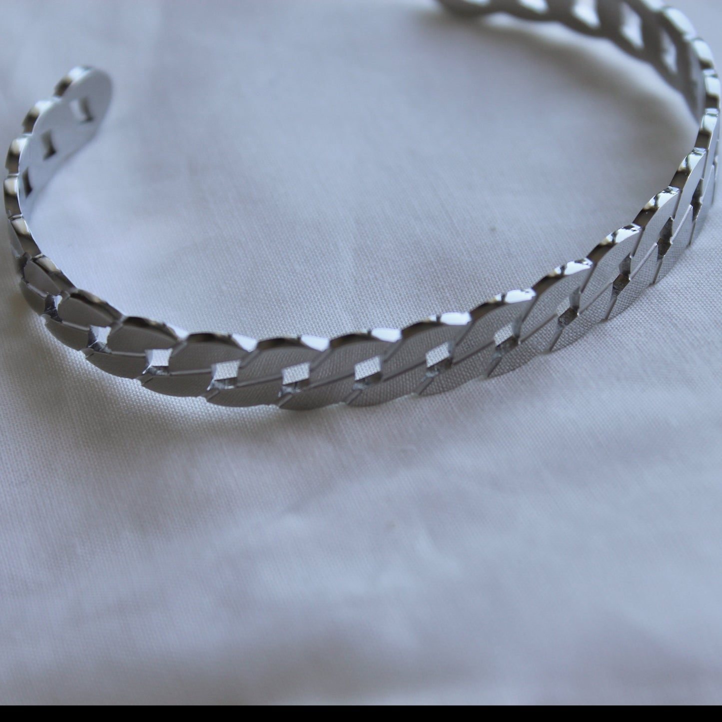Chain Silver Armreif