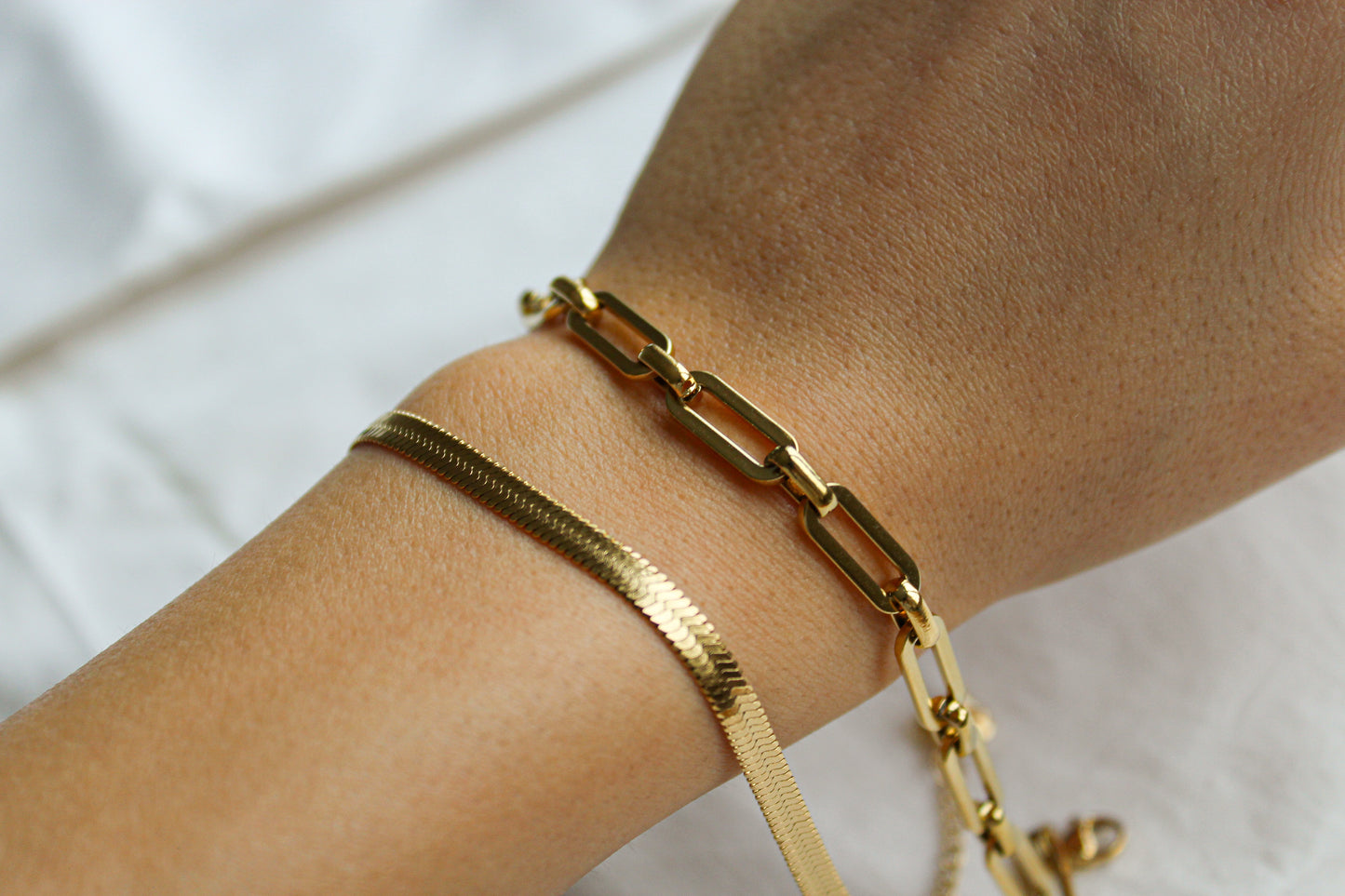 Gold Sleek Armband