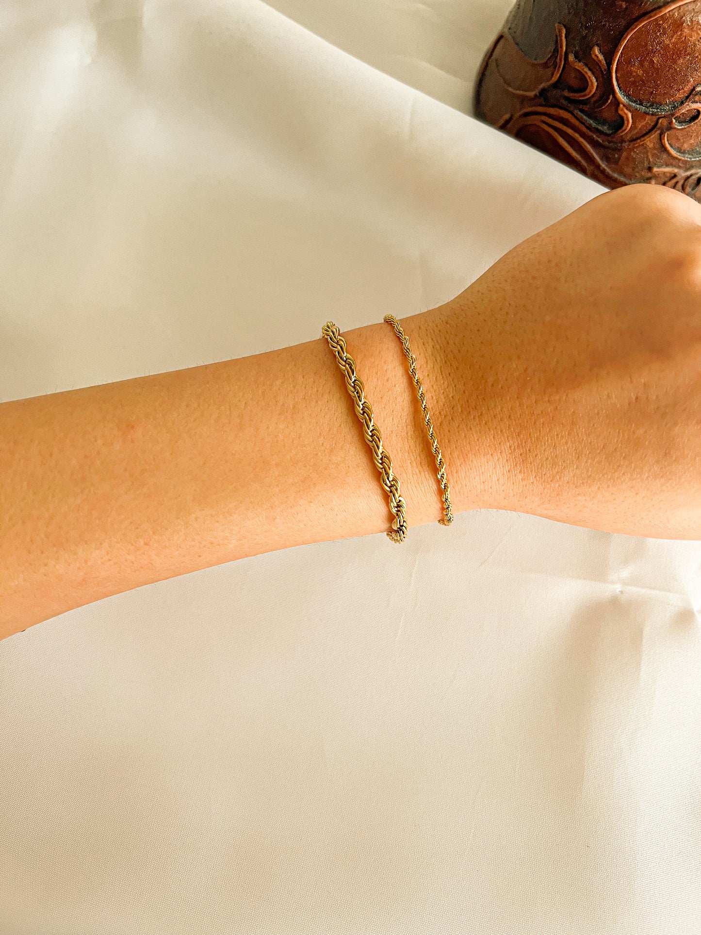 Edelstahl Twist Armband