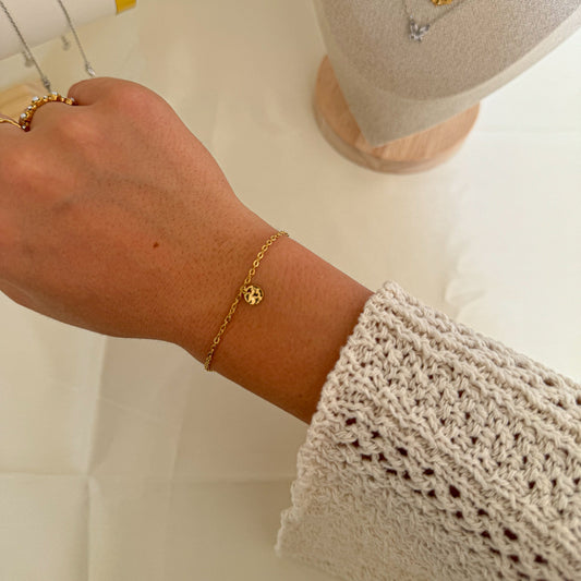 Mini Plate Armband Gold
