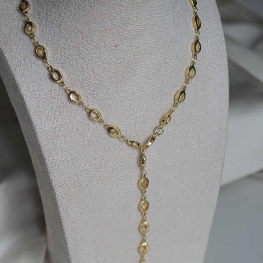 Gold Y-Kette