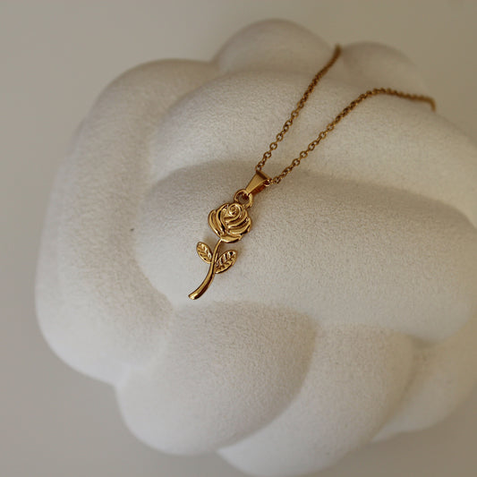 Fine Rose Necklace