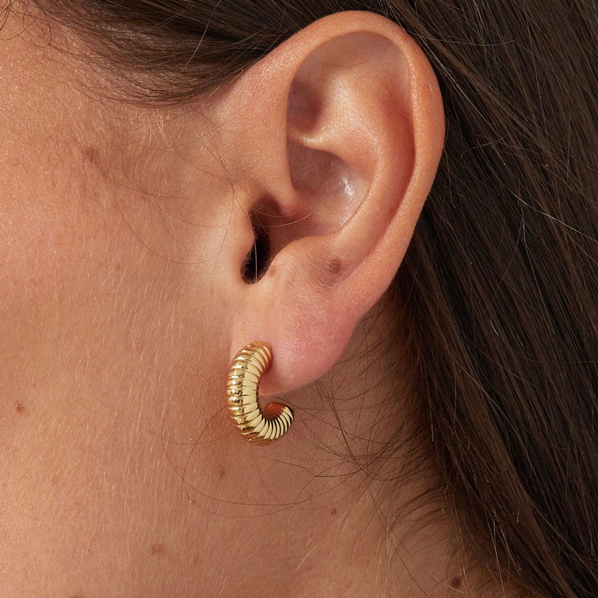Mini Kate Hoops geriffelt