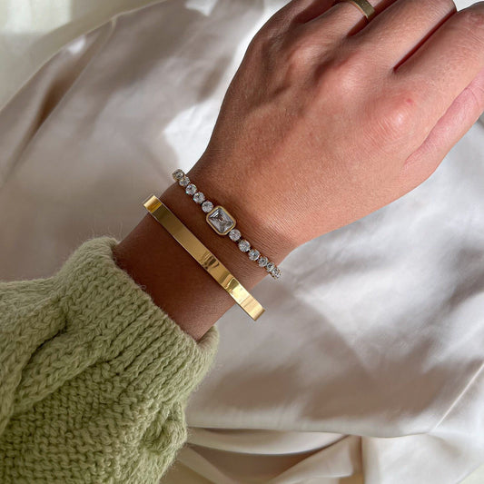 Baguette Shiny Armband
