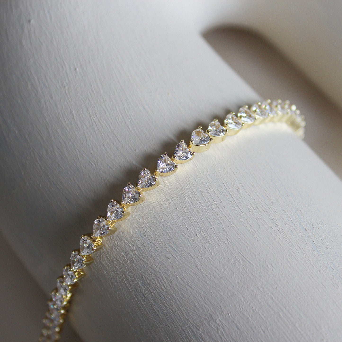 Multi Heart Sparkle Armband