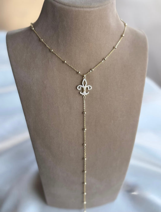 Fleur-de-Lis Y-Kette
