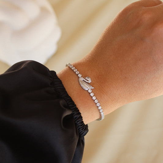 Swan Tennis Armband