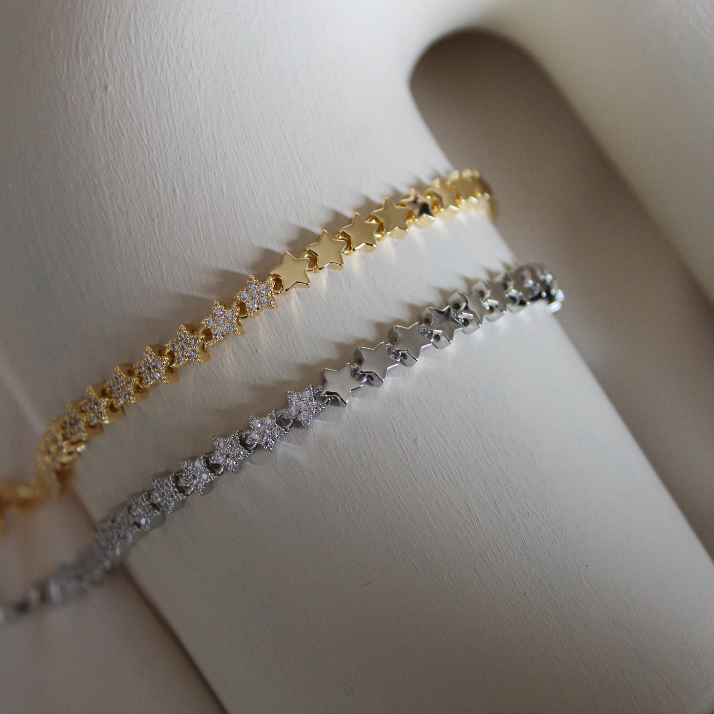 Half Sparkle Star Armband