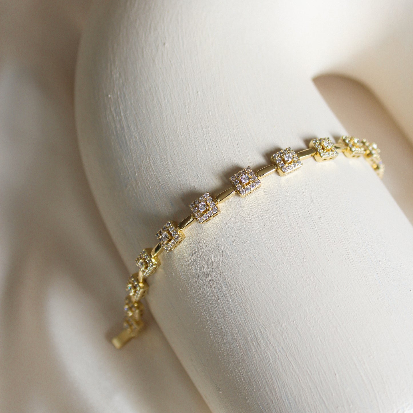 Multi Baguette Armband