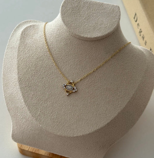 Evil Eye Diamond Kette