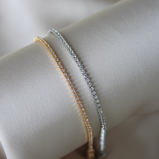 Fine Tennis Armband