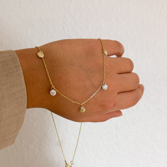 Sea Shell Sparkle Kette